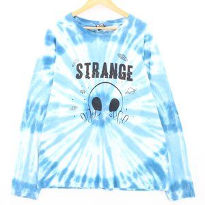 Hype Means Nothing T-Shirt Men's Tie Dye Multicolor Alien Strange Graphic Sz 2XL